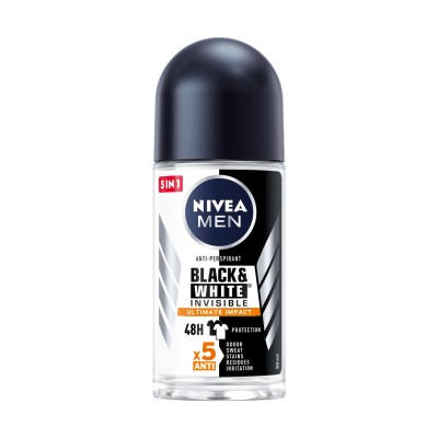 1 - NIVEA MEN Black & White Invisible Ultimate Impact 50 ml