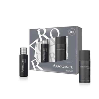 1 - Arrogance Uomo Eau de Toilette 30 ml+ Deodorante Spray 150 ml