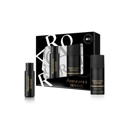 1 - Arrogance Homme Eau de Toilette 30 ml + Spray Deodorant 150 ml