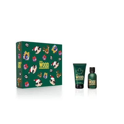 1 - Dsquared2 Green Wood Eau De Toilette 30ml + Gel Doccia 50ml