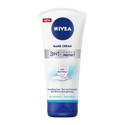 1 - NIVEA CREMA MANI 3IN1 CARE & PROTECT CON EFFETTO ANTIBATTERICO 75 ml