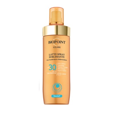 1 - Biopoint Latte spray sublimante SPF30 - new formula 250ml
