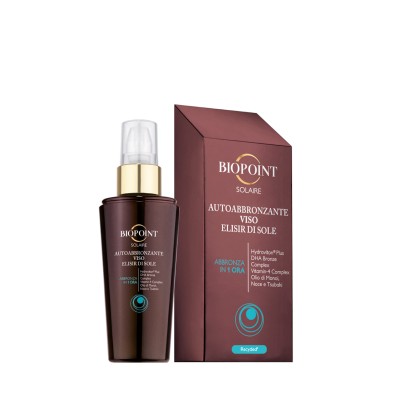 1 - Biopoint Autoabbronzante viso Elisir di sole 50ml