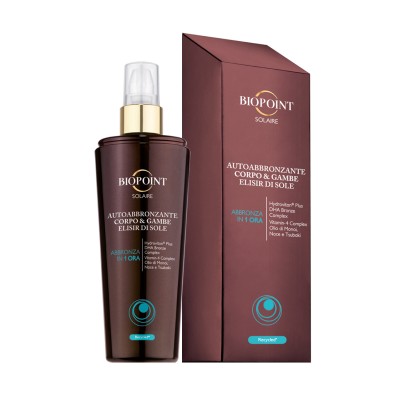 1 - Biopoint Autoabbronzante corpo&gambe Elisir di sole 150ml