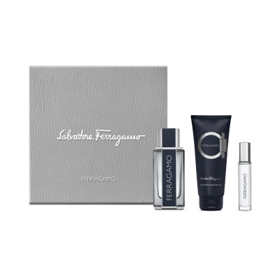 1 - Salvatore Ferragamo FERRAGAMO Kit (100ml EDT + 100ml SSG + 10ml Pursue Spray)