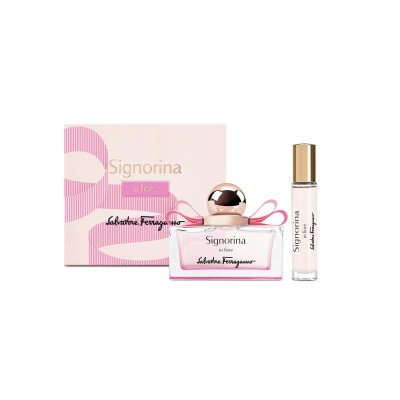 1 - Salvatore Ferragamo Signorina In Fiore Limited Edition Kit (50ml + 10ml Purse Spray)