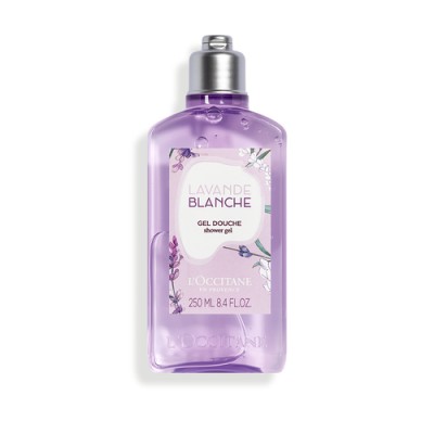 1 - L'Occitane Lavanda Bianche Shower Gel Unisex Body Floral, Lavender, Musk, Rose 250 ml