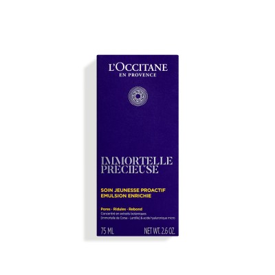 1 - L'Occitane Immortelle Precious face moisturizer Women 75 ml Emulsion