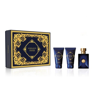 1 - Versace Dylan Blue Eau De Toilette 50ml + Shower Gel 50ml + After Shave Balm 50ml