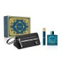 1 - Versace Eros Eau De Parfum 100ml + Travel Spray 10ml + Black Trousse