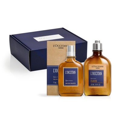 1 - L'Occitane Cofanetto Fragranza : Eau de Toilette L'Occitan 75ml + Gel doccia L'Occitan 250ml