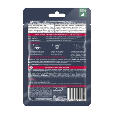 1 - L’Oréal Paris Revitalift Laser X3 Dreifach-Power Maschera effetto lifting Donna Fogli