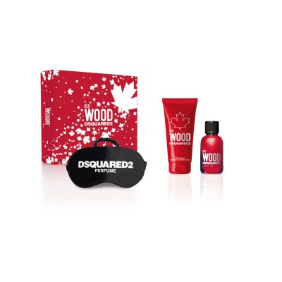 1 - DSQ RED WOOD EDT V.50+BATH&S100+MASK