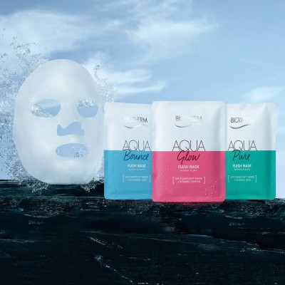 1 - Biotherm Aqua Glow Flash Mask, 1 pcs