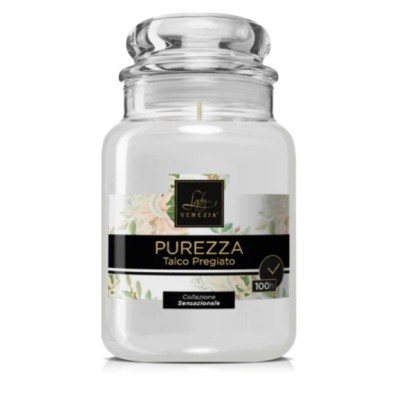 1 - Lady Venezia Purezza Talco wax candle Cylinder White 1 pc(s)