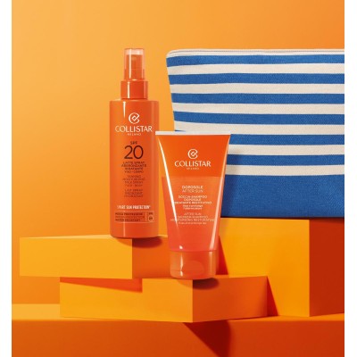 1 - Collistar Cofanetto Latte Spray Abbronzante Idratante Viso-Corpo SPF 20