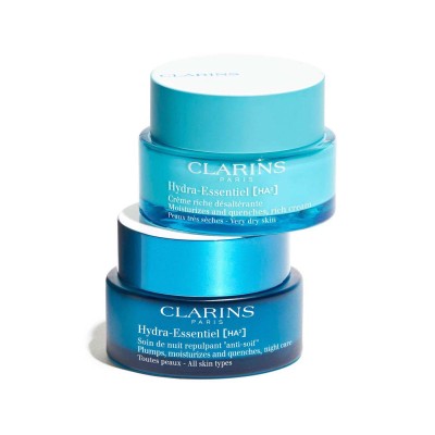 1 - Clarins Hydra-Essentiel [HA²] Rich face moisturizer Women 50 ml Cream