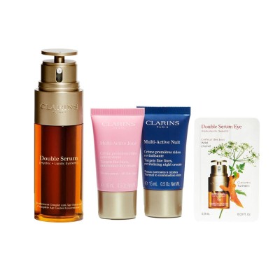 1 - Clarins Double Serum & Multi-Active Routine