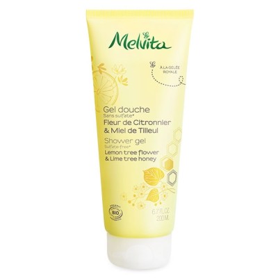 1 - Melvita Organic Lemon and Lime Tree Honey Shower Gel 200ml