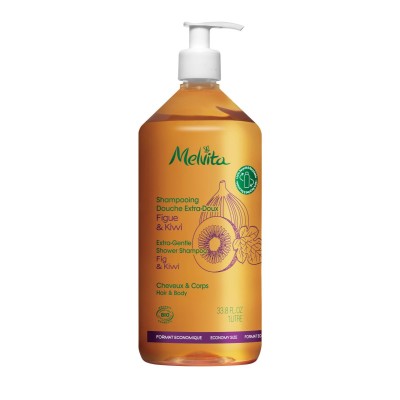 1 - Melvita 86Z0010 hair shampoo Unisex Non-professional 2-in-1 Hair & Body 1000 ml