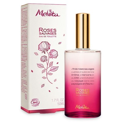 1 - Melvita Eau de toilette rose selvatiche bio 50ml