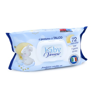 1 - Dermacotone SALVIETTINE 72 PZ BABY VENERE FRAGRANZA TALCO