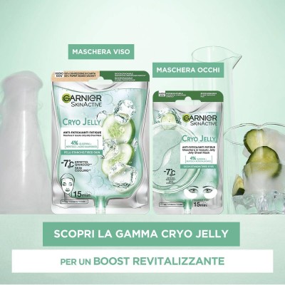 1 - Garnier SkinActive Maschera Viso in Tessuto Cryo Jelly Occhi