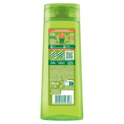 1 - Garnier Fructis Hydra Liss & Shine Donna Non professionale Shampoo 250 ml