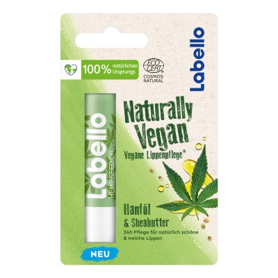 1 - Labello Naturally Vegan con Olio di Semi di Canapa 5.2ml