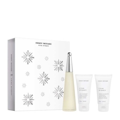1 - Issey Miyake L'Eau d'Issey Gift Set: Eau de Toilette 50ML + Body Lotion 50ml + Shower Cream 50ml