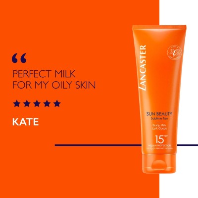 1 - Lancaster Sun Beauty Sunscreen milk Body 15 Adults