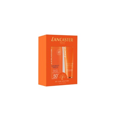 1 - Lancaster My Sun Routine: Cofanetto Protezione Latte Corpo SPF 50 e Doposole 175ml + 125ml