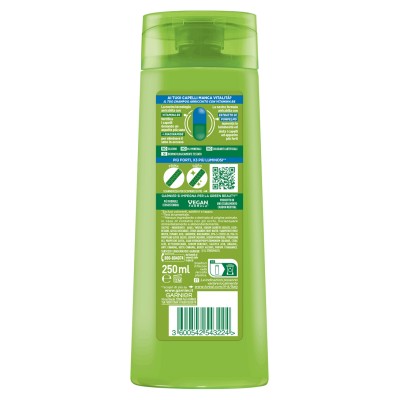 1 - Garnier Fructis Forti & Brillanti Shampoo fortificante per capelli normali 250ml