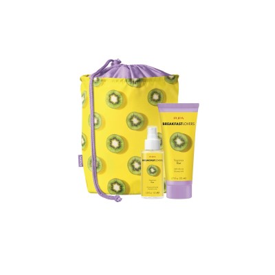 1 - PUPA Milano Breakfast Lovers Kit 2 Latte Doccia 200ml + Acqua Profumata 100ml 005 Kiwi