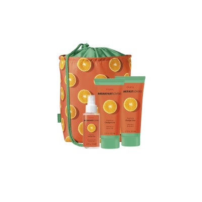 1 - PUPA Milano Breakfast Lovers Kit 4 Latte Doccia 200ml + Latte Corpo 200ml + Acqua Profumata 100ml 003 Orange Juice