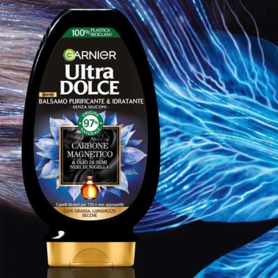 1 - Garnier Ultra Doux Carbone Magnetico Non-professional hair conditioner 360 ml Unisex