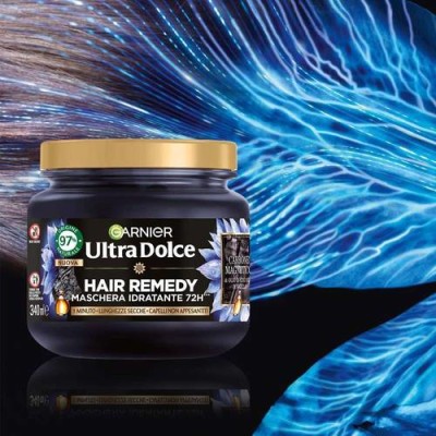 1 - Garnier Ultra Dolce Carbone Magnetico hair mask 340 ml Unisex