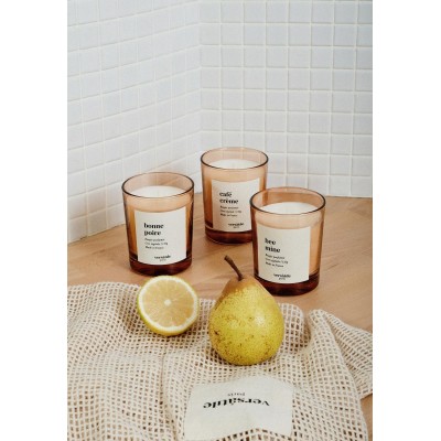 1 - Versatile Paris Bonne Poire candela di cera Cilindro Bianco 1 pz