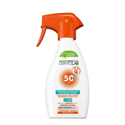 1 - Dermolab Latte solare viso e corpo protezione molto alta SPF 50+ 250ml
