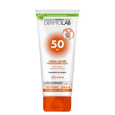 1 - Dermolab Crema solare viso e corpo protezione alta SPF 50 200ml