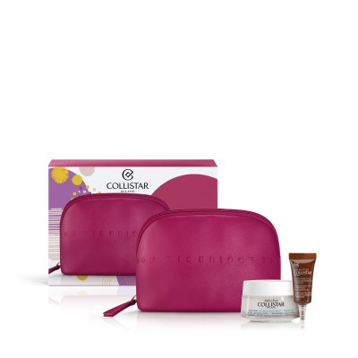 1 - Collistar Cofanetto Aquagel Acido Ialuronico + Ceramidi + Contorno Occhi Acido Ialuronico + Peptidi 5ml + Beauty-Bag The Bri