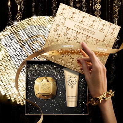 1 - Rabanne Cofanetto Lady Million Eau de Parfum 50ml + Body Lotion 75ml
