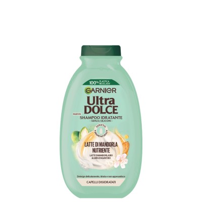 1 - Garnier Ultra Dolce Latte Di Mandorla Unisex Non-professional Shampoo 400 ml