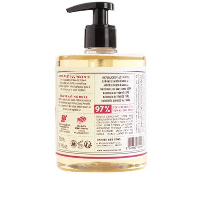 1 - Panier des Sens Sapone Liquido Di Marsiglia - Rosa Ristrutturante - 500ml