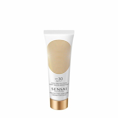 1 - Sensai SILKY BRONZE Protective Suncare Cream For Face Crema per la protezione solare Viso 30