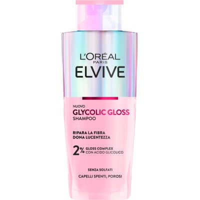 1 - L’Oréal Paris Elvive Glycolic Gloss 200 ml Shampoo Non-professional Women