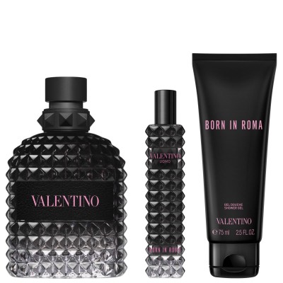 1 - VALENTINO Cofanetto Born In Roma Uomo Eau de Toilette 100ml + 15ml + Gel Doccia 75ml