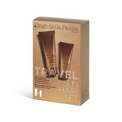 1 - Diego dalla Palma Travel Sun Hair Set Doccia Shampoo Dopo Sole Rigenerante 100ml + Maschera Dopo Sole Riparatrice 50ml