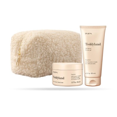 1 - PUPA Milano Teddyland - Kit 1 002 Gel Doccia e Burro Corpo Oat Milk and Vanilla