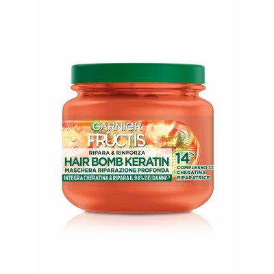 1 - Garnier Ripara & Rinforza Hair Bomb Keratin hair mask